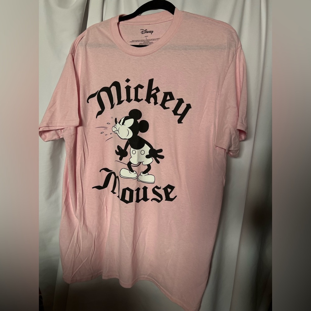 Disney Mickey Mouse Pink Short Sleeve Tee